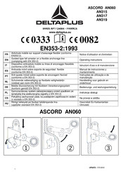 Deltaplus ASCORD AN315 Instructions Manual
