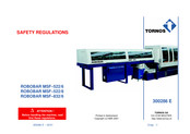 Tornos ROBOBAR MSF-832/6 Safety Regulations