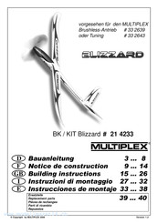 Multiplex Blizzard 21 4233 Building Instructions