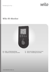 Wilo IR-Monitor Installation And Operating Instructions Manual