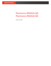 Plantronics MDA524 QD User Manual