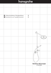 Hans Grohe Raindance 27167009 Instructions For Use/Assembly Instructions