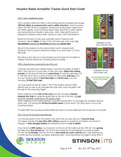 Houston Radar Armadillo Tracker Quick Start Manual