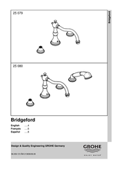 GROHE Bridgeford 25 079 Manual