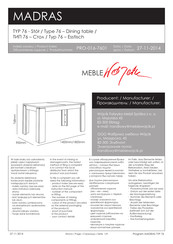Wójcik PRO-016-7601 Assembly Manual