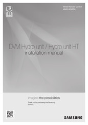 Samsung DVM Series Installation Manual