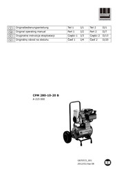 Schneider Airsystems CPM 280-10-20 B Translation Of The Original Operating Manual