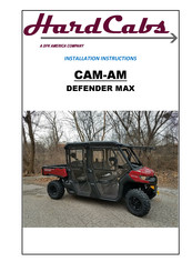 DFK HardCabs CAM-AM DEFENDER MAX Installation Instructions Manual