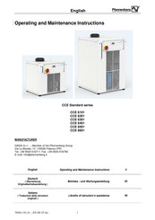 Pfannenberg CCE 6601 Operating And Maintenance Instructions Manual