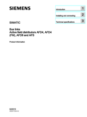 Siemens SIMATIC AFD8 Product Information