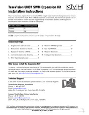 KVH Industries 72-0897 Installation Instructions Manual