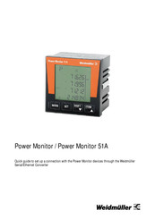 Weidmuller Power Monitor 51A Quick Manual