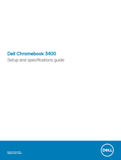 Dell Chromebook 3400 Setup And Specifications Manual