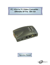 Converters.TV Ultimate XP Pro 520 Operation Manual
