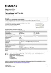 Siemens SIMATIC NET ANT794-3M Compact Operating Instructions