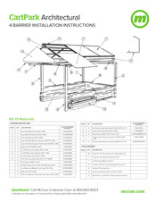 McCue CartPark Architectural Installation Instructions Manual