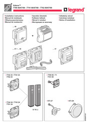LEGRAND Valena 7700 67 Installation Instructions Manual