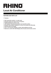 RHINO HO3608 Manual