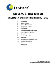 LabPlant SD-06AG Assembly & Operating Instructions