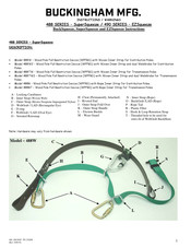 BUCKINGHAM MFG 488TW2 Instructions & Warnings