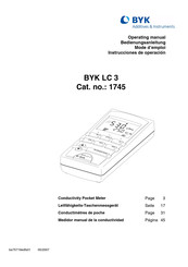 BYK LC 3 Operating Manual