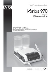 NSK Varios 970 Operation Manual