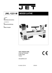 Jet JWL-1221-M Operating Instructions Manual
