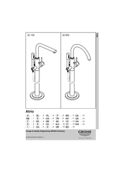 Grohe Atrio 32 653 Technical Product Information