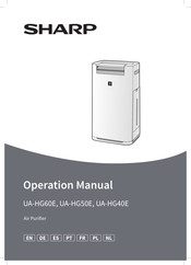 Sharp UA-HG50E Operation Manual