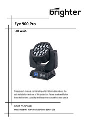 Brighter Eye 900 Pro User Manual