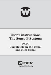 Widex Senso P-CIC User Instructions