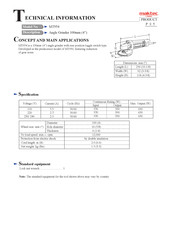 Maktec MT954 Technical Information