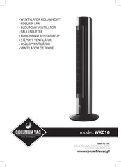 COLUMBIA VAC WKC10 Instruction Manual