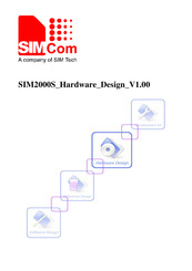 SIM Tech SIMCom SIM2000S Hardware Design