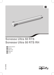SOMFY Sonesse Ultra 50 RTS Instructions Manual