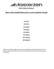 Masterzen XPR W300D Installation Manual