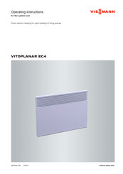 Viessmann Vitoplanar EC4 Series Operating Instructions Manual