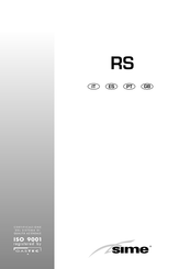 Sime RS 8 Installer's Instructions