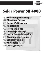 brennenstuhl SH 4000 Directions For Use Manual