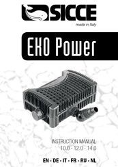 Sicce EKO Power 12.0 Instruction Manual