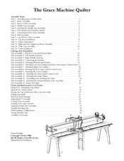 Grace Machine Quilter Manual