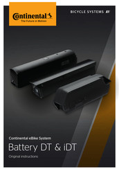 Continental Refrigerator iDT Original Instructions Manual