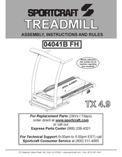 Sportcraft tx 350 online treadmill