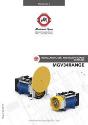 Montanari MGV34 Series Instructions For Installation, Use And Maintenance Manual