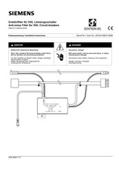 Siemens SENTRON 3WL9111-0AK34-0AA0 Installation Instructions Manual