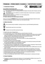 HQ-Power PROMIX303 Manual