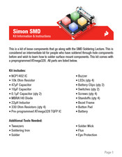 Simon SMD Information & Instructions