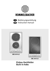 Rommelsbacher EBS 3075/E Instruction Manual
