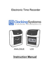 Clocking Systems ANALOGUE Instruction Manual