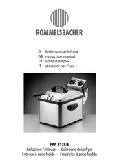 Rommelsbacher FRP 2135/E Instruction Manual